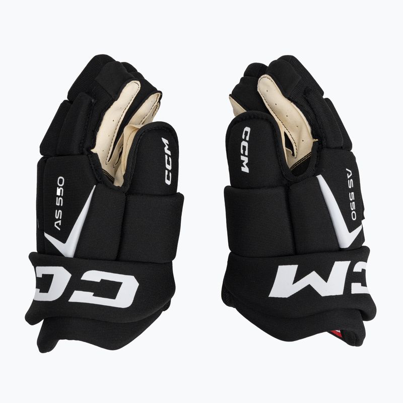 Рукавиці хокейні CCM Tacks AS-550 чорні 4109937 4