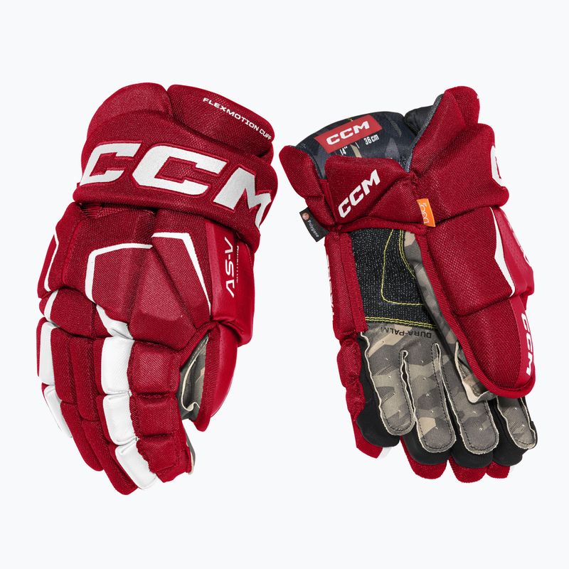 Рукавиці хокейні CCM Tacks AS-V SR red/white