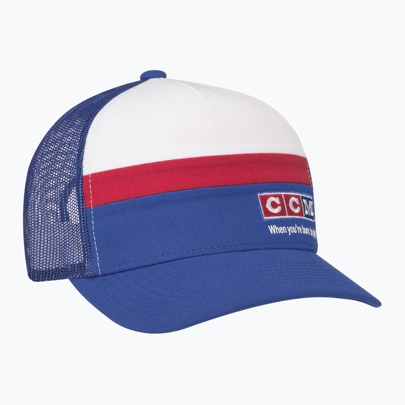 Бейсболка CCM Vintage Meshback Trucker blue/white/red 2