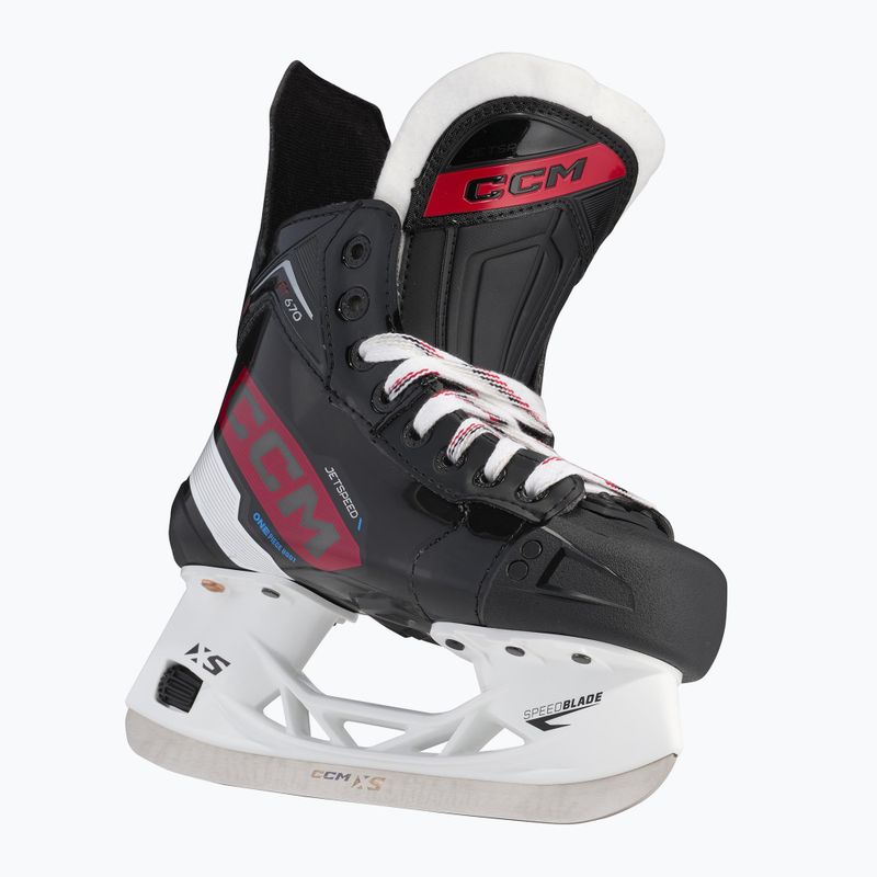 Ковзани хокейні дитячі CCM JetSpeed FT670 JR black 2