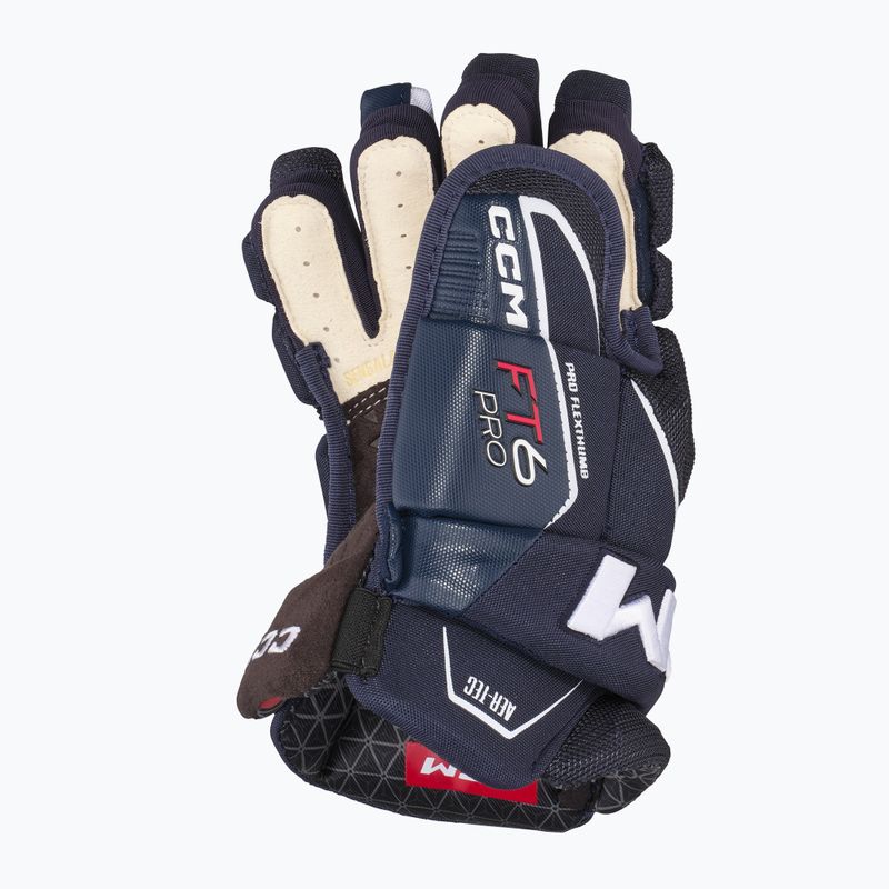 Рукавиці хокейні CCM JetSpeed FT6 Pro SR navy/white 3