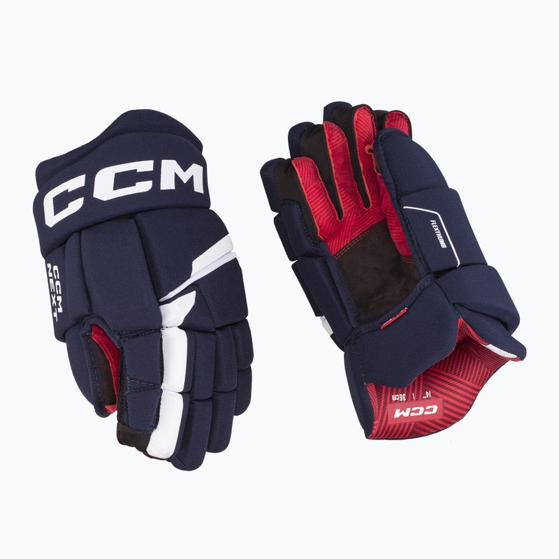 Рукавиці хокейні CCM Next SR navy/white