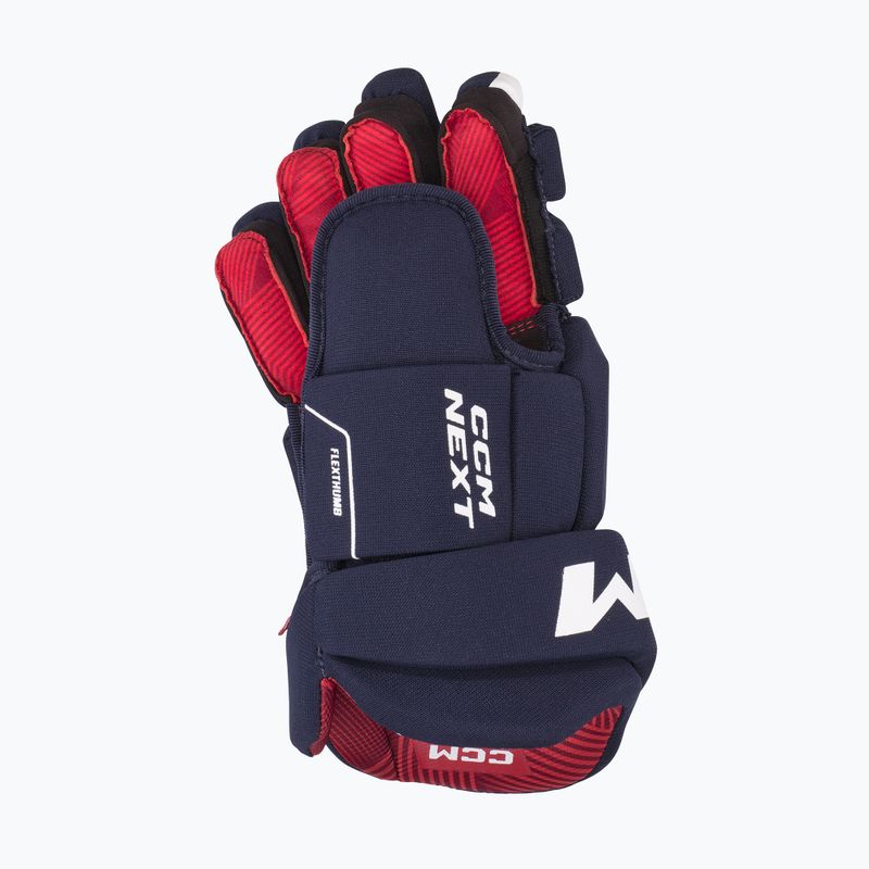 Дитячі хокейні рукавички CCM Next JR navy/white 3