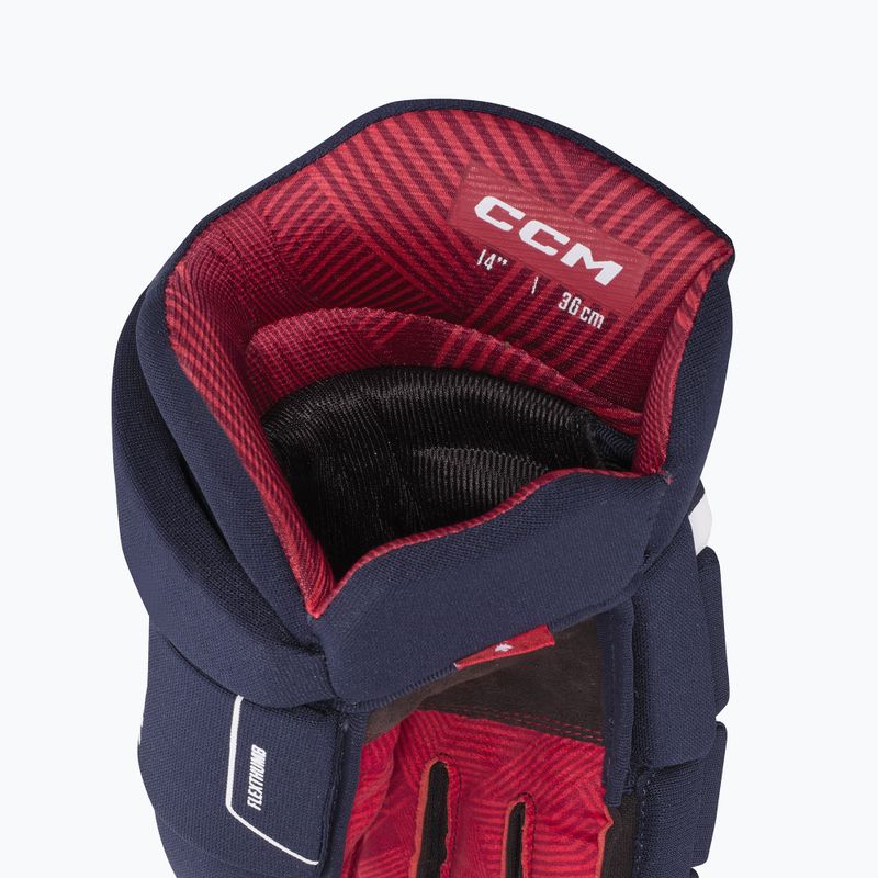 Дитячі хокейні рукавички CCM Next JR navy/white 4