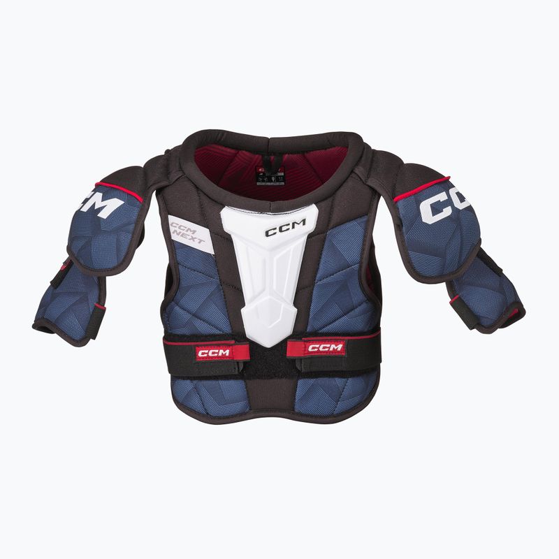 Наплічники хокейні дитячі CCM Next JR navy/white