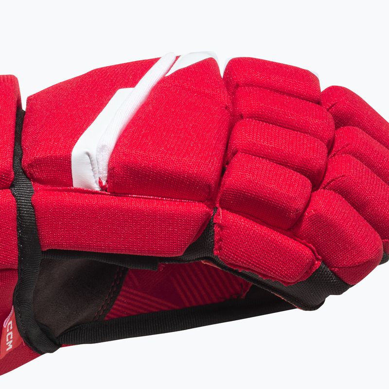 Рукавиці хокейні дитячі CCM Next JR red/white 3
