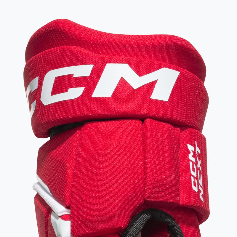Рукавиці хокейні дитячі CCM Next JR red/white 4
