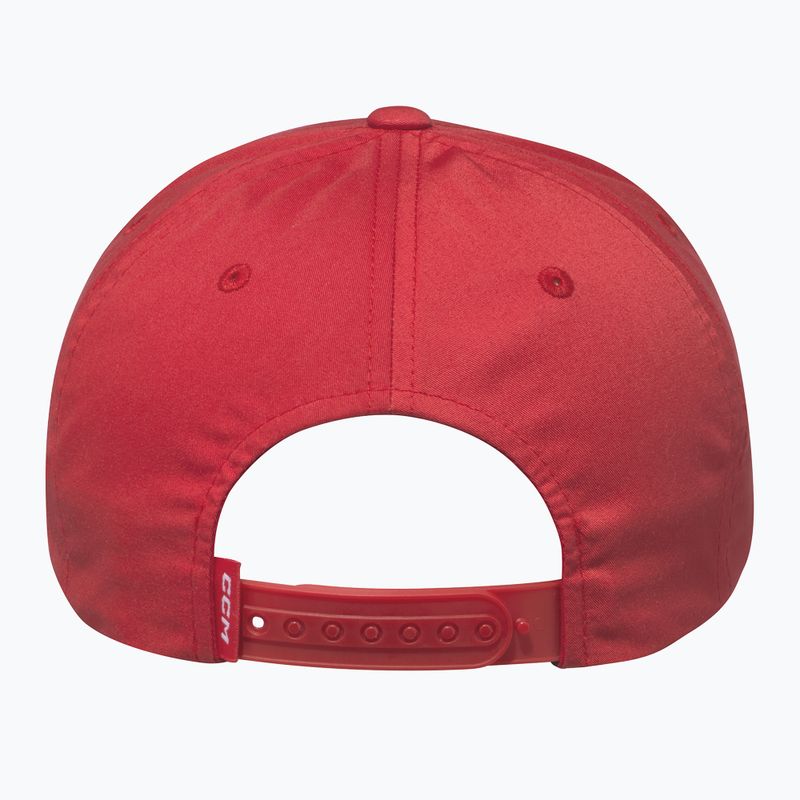 Бейсболка CCM Team Flatbrim Snapback SR red 3