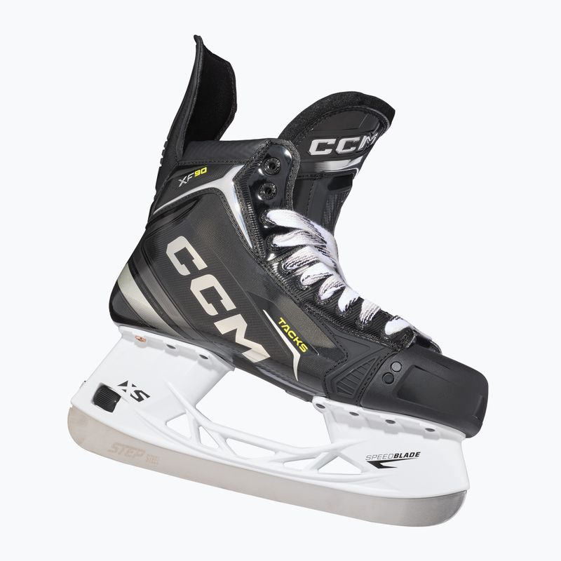 Ковзани хокейні чоловічі CCM Tacks XF90 SR Wide black 6