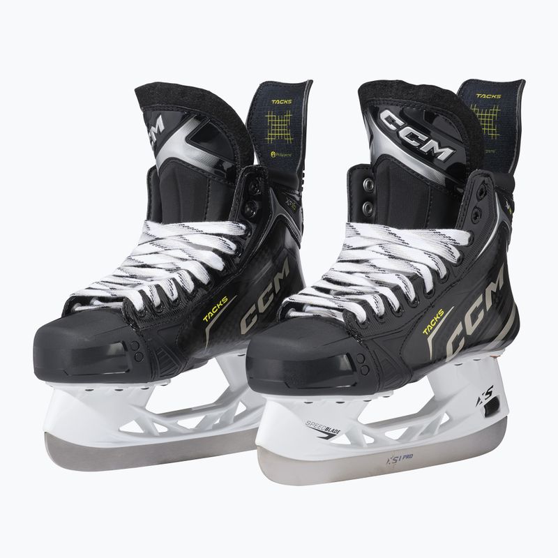 Ковзани хокейні чоловічі CCM Tacks XF80 SR Wide black 2