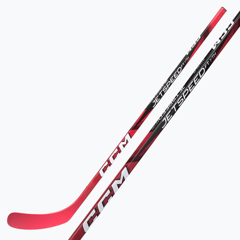 Ключка хокейна дитяча CCM JetSpeed FT Youth black/red 6