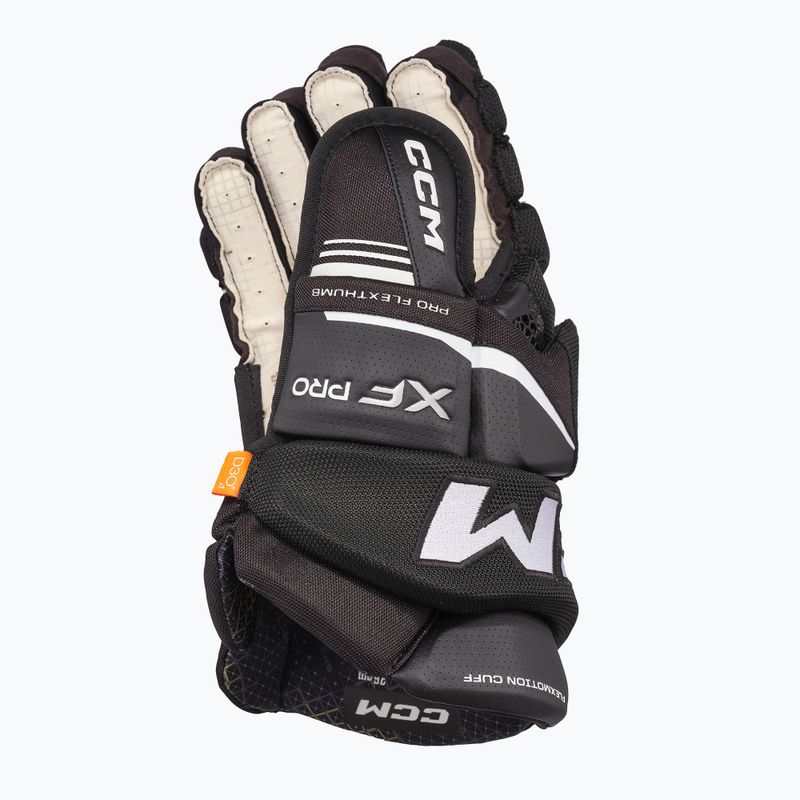 Рукавиці хокейні CCM Tacks XF Pro SR black/white 3