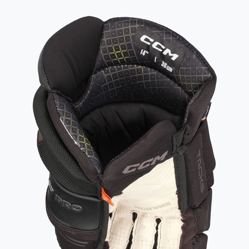 Рукавиці хокейні CCM Tacks XF Pro SR black/grey 3