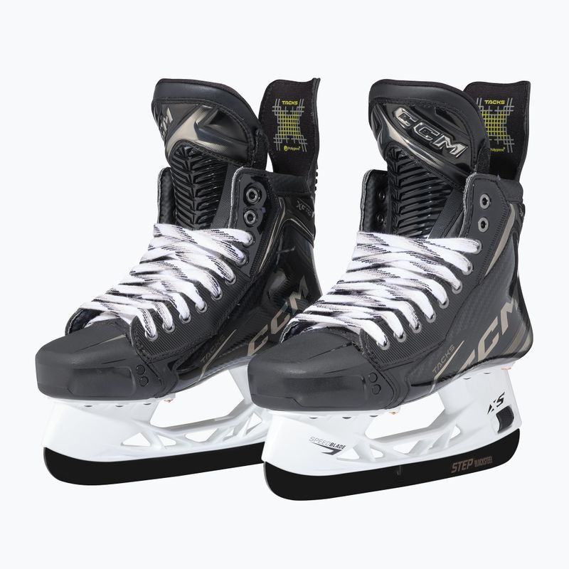 Ковзани хокейні чоловічі CCM Tacks XF Pro SR TAPERED black 2
