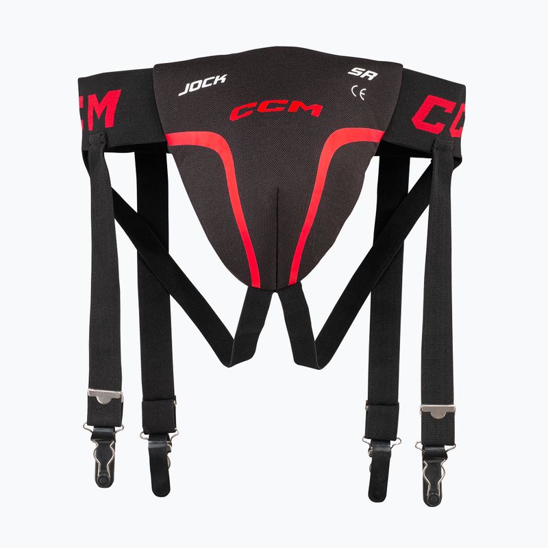 Захист дитячий CCM Jock Combo YTH black/red