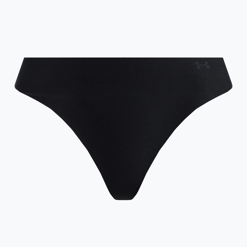 Труси безшовні жіночі Under Armour Ps Thong 3 шт. чорні 1325615-001 2