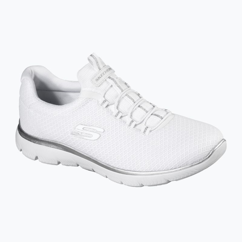 Кросівки тренувальні жіночі SKECHERS Summits white/silver 11