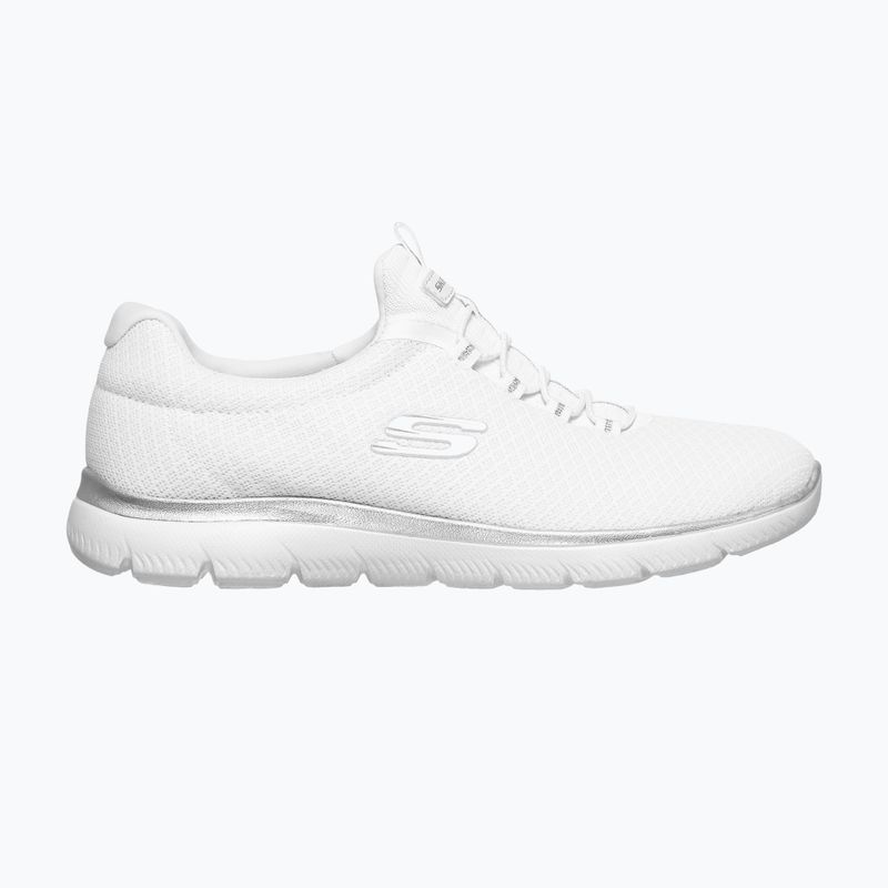 Кросівки тренувальні жіночі SKECHERS Summits white/silver 12