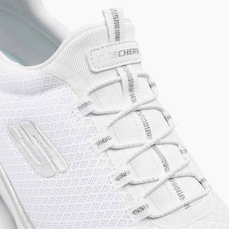 Кросівки тренувальні жіночі SKECHERS Summits white/silver 8