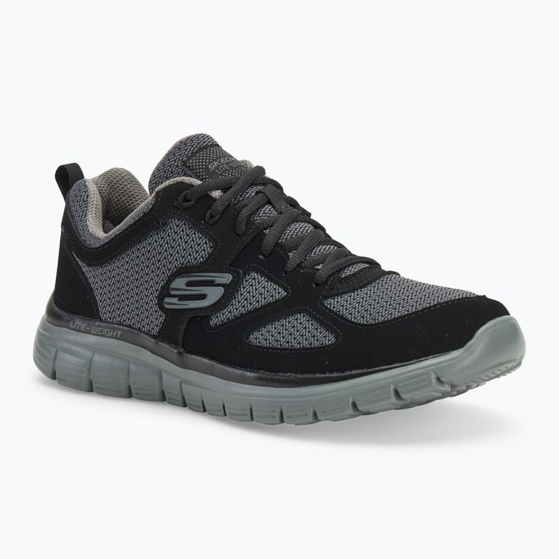 Чоловічі туфлі SKECHERS Burns Agoura чорні / сірі