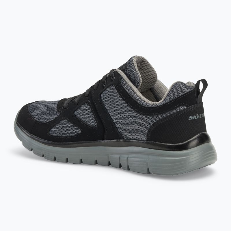 Чоловічі туфлі SKECHERS Burns Agoura чорні / сірі 3