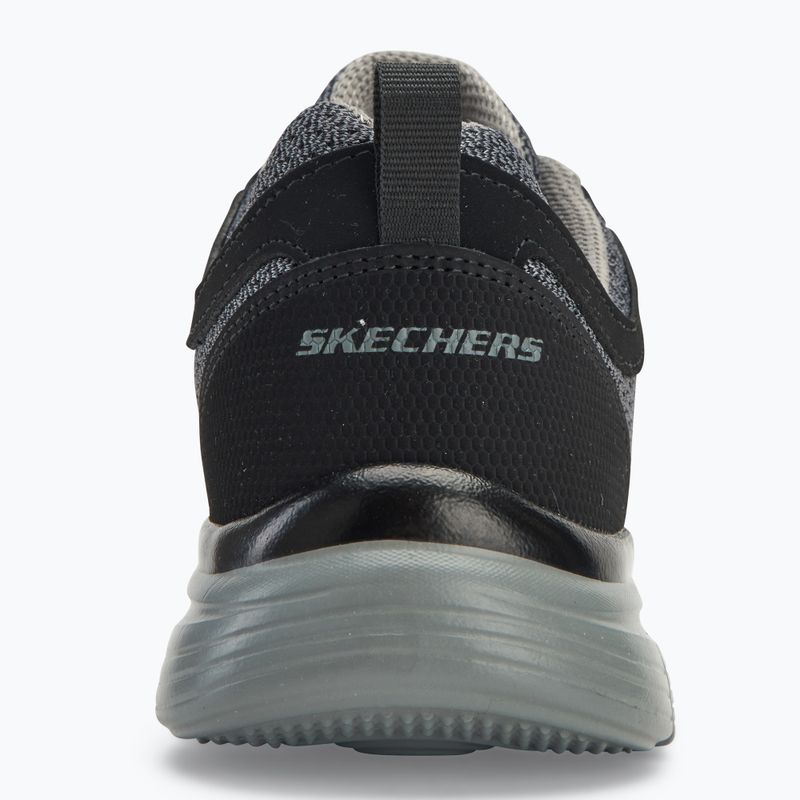 Чоловічі туфлі SKECHERS Burns Agoura чорні / сірі 6