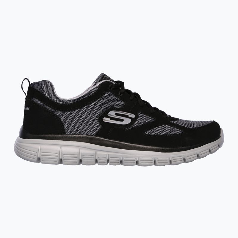 Чоловічі туфлі SKECHERS Burns Agoura чорні / сірі 8