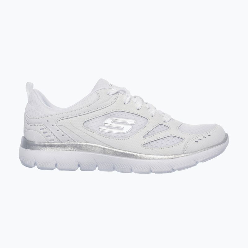 Кросівки тренувальні жіночі SKECHERS Summits Suited white/silver 7