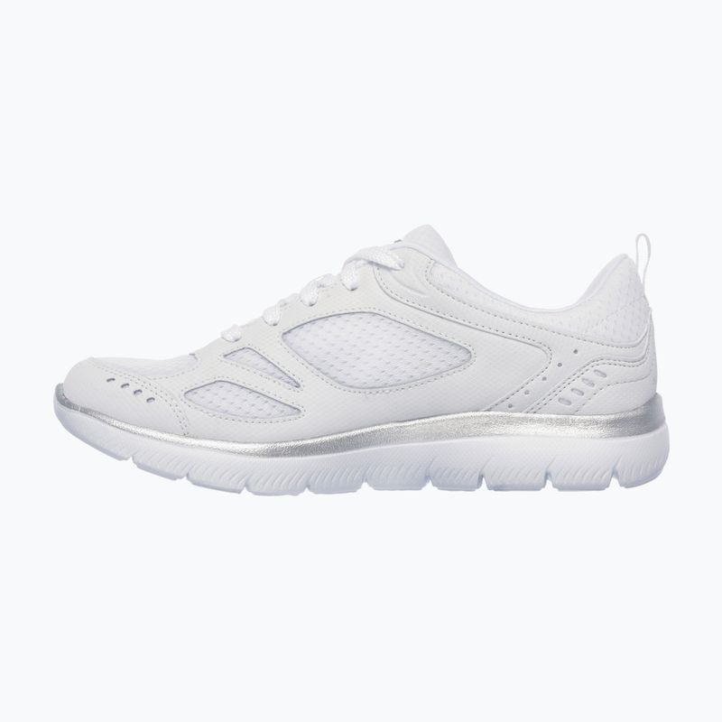 Кросівки тренувальні жіночі SKECHERS Summits Suited white/silver 8