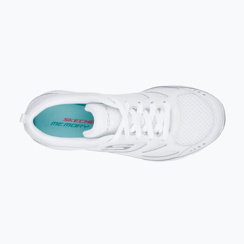 Кросівки тренувальні жіночі SKECHERS Summits Suited white/silver 10