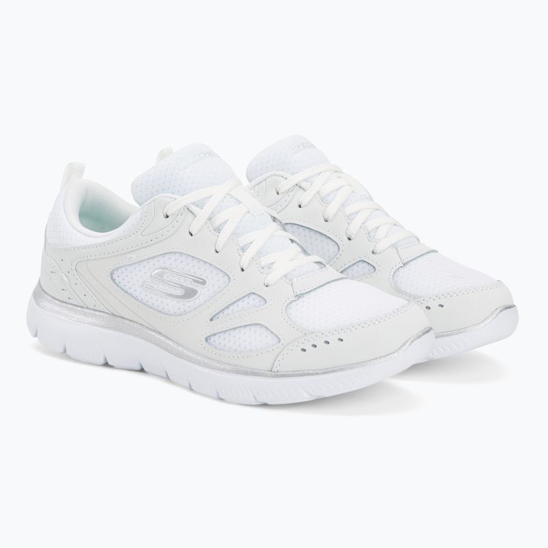 Кросівки тренувальні жіночі SKECHERS Summits Suited white/silver 4