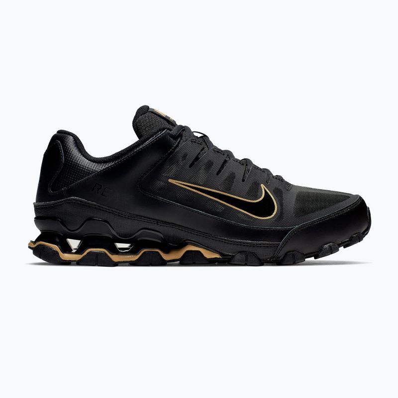 Кросівки для тренувань чоловічі Nike Reax 8 TR Mesh black/black/metallic gold