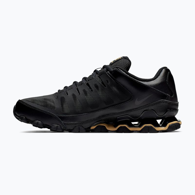 Кросівки для тренувань чоловічі Nike Reax 8 TR Mesh black/black/metallic gold 2