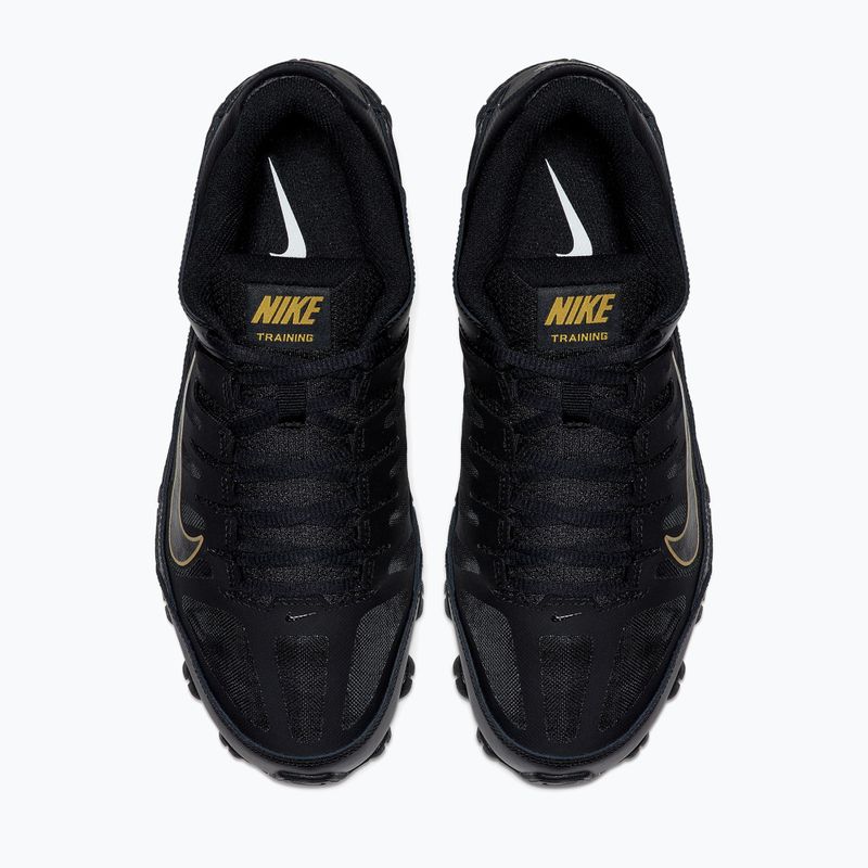 Кросівки для тренувань чоловічі Nike Reax 8 TR Mesh black/black/metallic gold 4