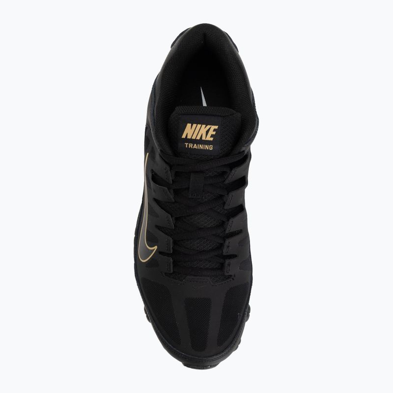 Кросівки для тренувань чоловічі Nike Reax 8 TR Mesh black/black/metallic gold 5