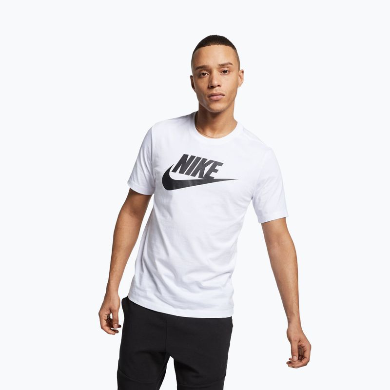 Футболка чоловіча Nike Sportswear white/black 2