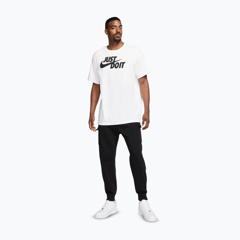 Футболка чоловіча Nike Sportswear JDI white/black 2
