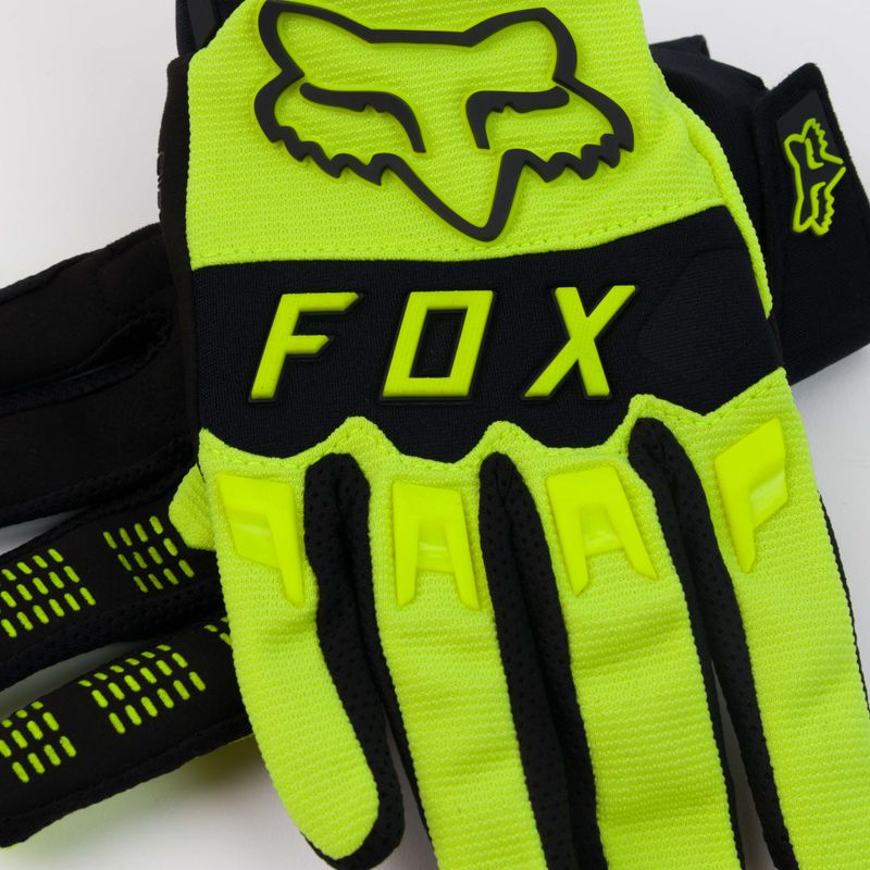 Рукавиці велосипедні чоловічі Fox Racing Dirtpaw жовті 25796 4
