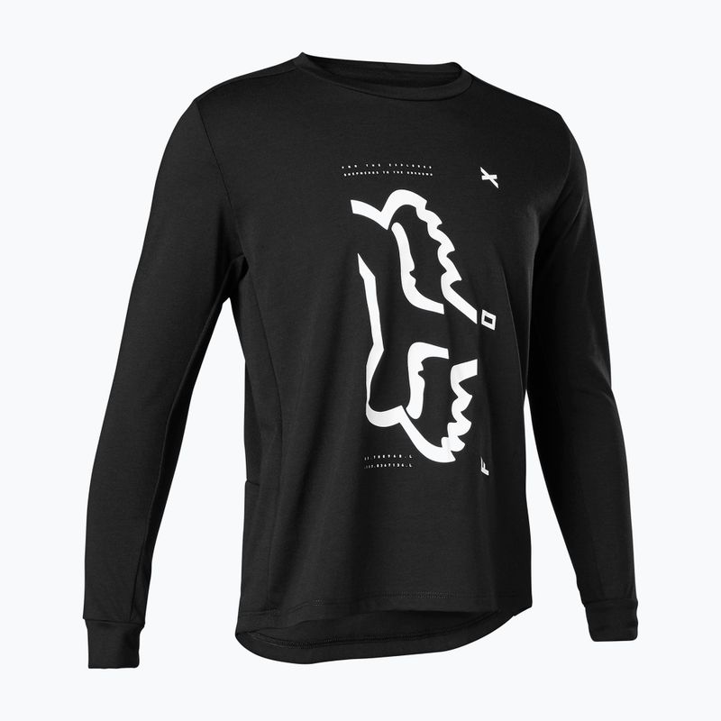 Футболка велосипедна дитяча Fox Racing Ranger Dr LS Jersey чорна 28959 4