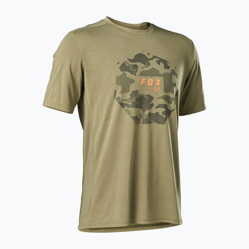 Велофутболка чоловіча Fox Racing Ranger DR Camo Moth SS зелена 28871_374
