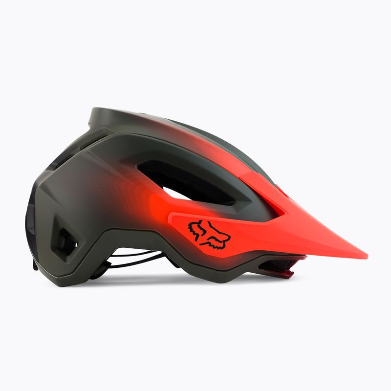 Шолом велосипедний Fox Racing Speedframe Pro Fade зелено-помаранчевий 29463_099_L 3
