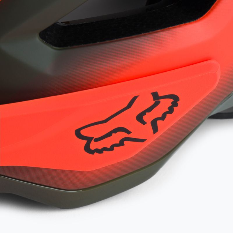 Шолом велосипедний Fox Racing Speedframe Pro Fade зелено-помаранчевий 29463_099_L 7