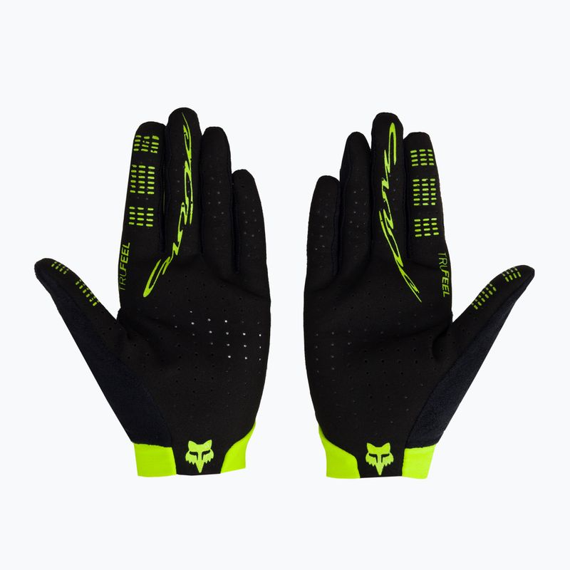 Велорукавиці Fox Racing Flexair Lunar чорно-жовті 30088_019 2