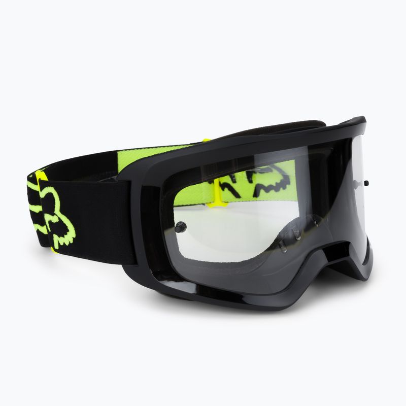 Маска велосипедна Fox Racing Main Stray black/yellow 25834_019