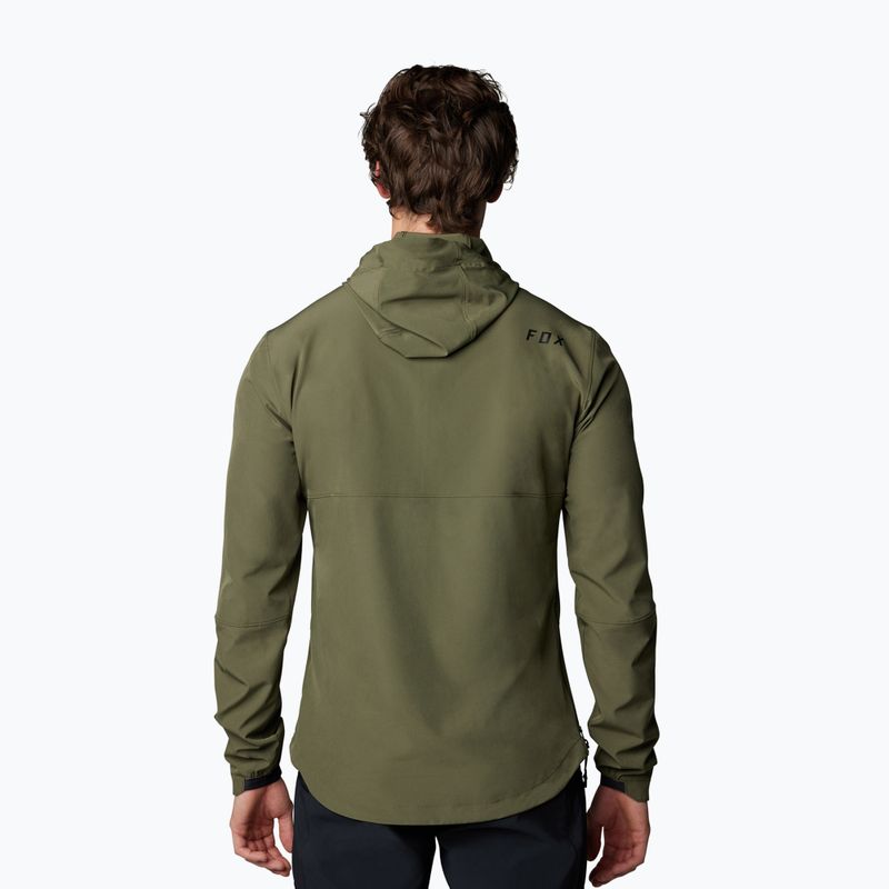 Куртка велосипедна чоловіча Fox Racing Ranger Wind зелена 30108_099_M 6