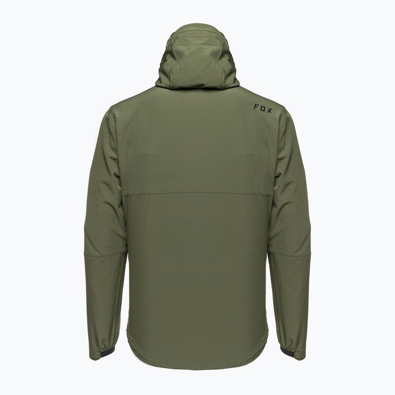 Куртка велосипедна чоловіча Fox Racing Ranger Wind зелена 30108_099_M 2