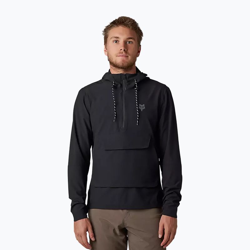 Куртка велосипедна чоловіча Fox Racing Ranger Wind Pullover чорна 31038_001