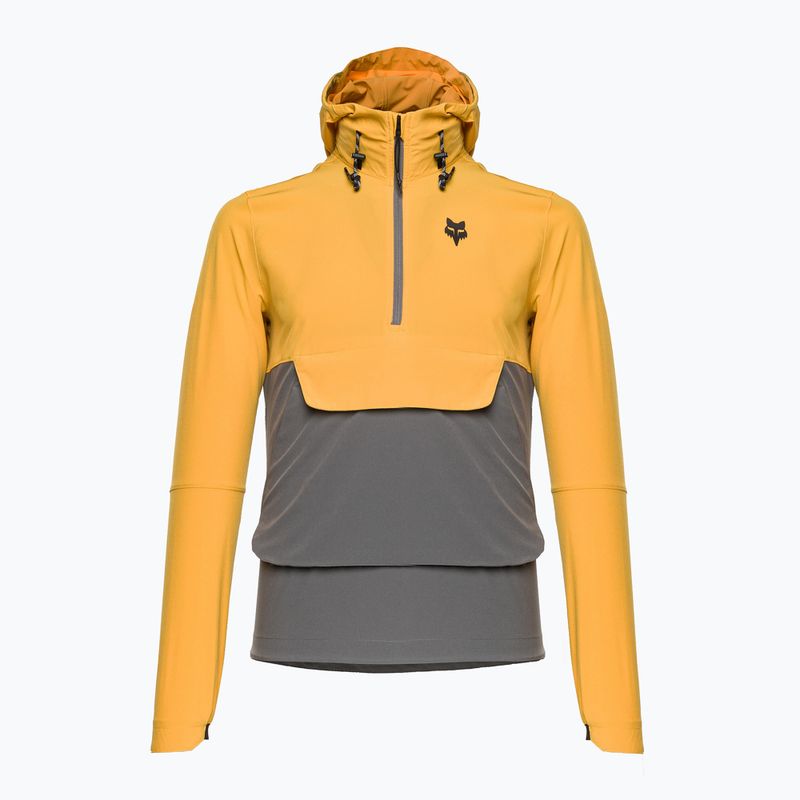 Куртка велосипедна чоловіча Fox Racing Ranger Wind Pullover жовто-сіра 31038_496