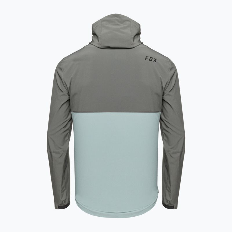 Куртка велосипедна чоловіча Fox Racing Ranger Wind Pullover сіро-блакитна 31038_052 2