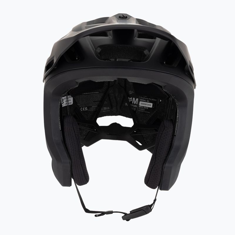 Велосипедний шолом Fox Racing Dropframe Pro матовий чорний 2